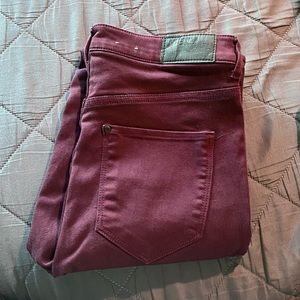 High waist skinny jeans